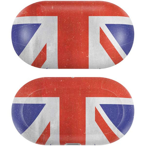 United Kingdom Flag Distressed Galaxy Buds Plus Skin