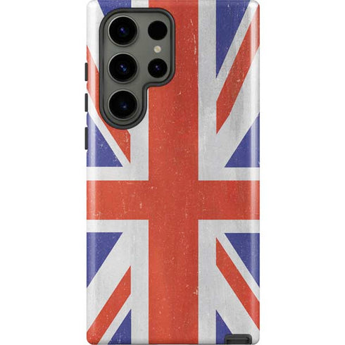 United Kingdom Flag Distressed Galaxy S23 Ultra Pro Case