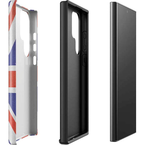 United Kingdom Flag Distressed Galaxy S23 Ultra Pro Case