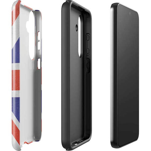 United Kingdom Flag Distressed Galaxy S25 Impact Case