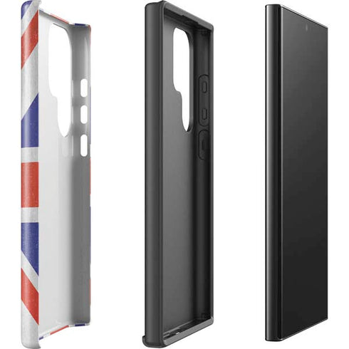 United Kingdom Flag Distressed Galaxy S25 Ultra Impact Case