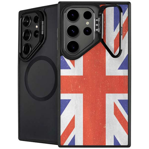 United Kingdom Flag Distressed Galaxy Cases