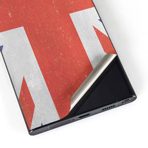 United Kingdom Flag Distressed Galaxy S25 Ultra Skin