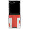 United Kingdom Flag Distressed Galaxy Z Flip6 Clear Case