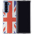 United Kingdom Flag Distressed Galaxy Z Fold6 Clear Case