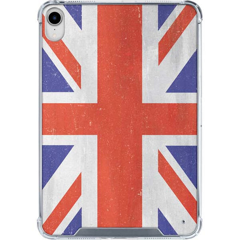 United Kingdom Flag Distressed iPad 11th Gen (2025) Clear Case