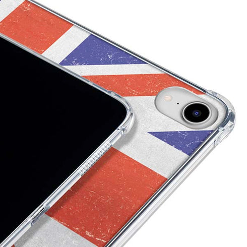 United Kingdom Flag Distressed iPad 11th Gen (2025) Clear Case