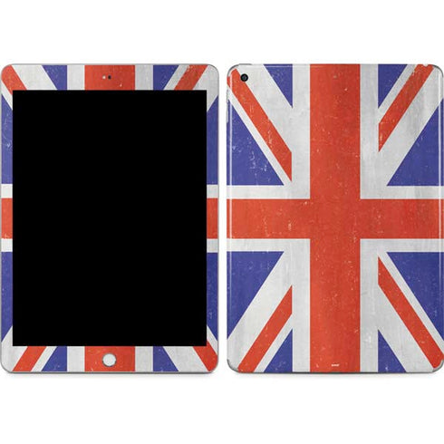 United Kingdom Flag Distressed Apple iPad Skin