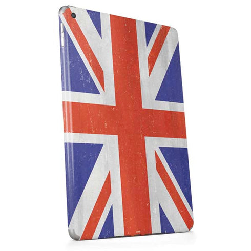 United Kingdom Flag Distressed Apple iPad Skin