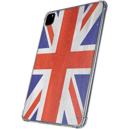 United Kingdom Flag Distressed iPad Pro 11in (2024) Clear Case