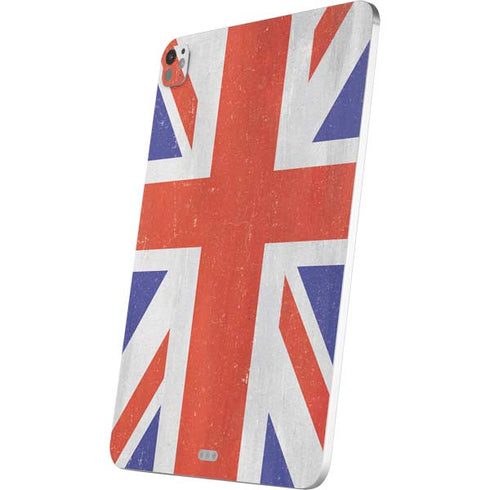 United Kingdom Flag Distressed iPad Pro 13in M4 (2024) Skin