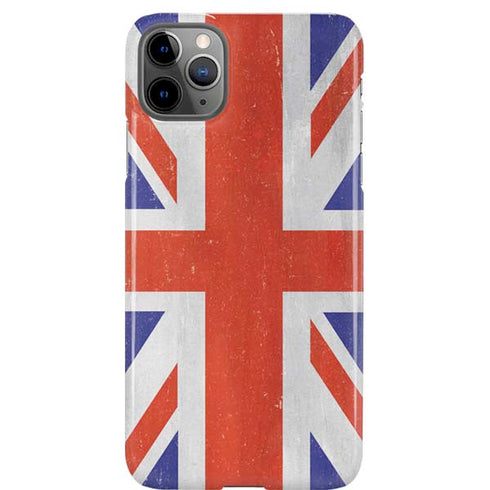 United Kingdom Flag Distressed iPhone Cases