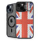 United Kingdom Flag Distressed iPhone 14 Kickstand Case