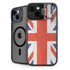 United Kingdom Flag Distressed iPhone 14 Kickstand Case