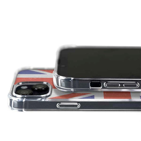 United Kingdom Flag Distressed iPhone 14 MagSafe Case