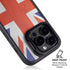 United Kingdom Flag Distressed iPhone 14 Pro Kickstand Case