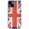United Kingdom Flag Distressed iPhone 15 Clear Case