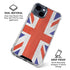 United Kingdom Flag Distressed iPhone 15 Clear Case