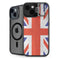 United Kingdom Flag Distressed iPhone 15 Kickstand Case