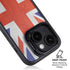 United Kingdom Flag Distressed iPhone 15 Plus Kickstand Case