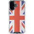 United Kingdom Flag Distressed iPhone 16 Clear Case