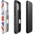 United Kingdom Flag Distressed iPhone 16 Impact Case