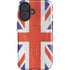 United Kingdom Flag Distressed iPhone 16 Magsafe Impact Case