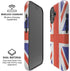 United Kingdom Flag Distressed iPhone 16 Magsafe Impact Case