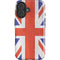 United Kingdom Flag Distressed iPhone 16 Plus Impact Case