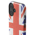 United Kingdom Flag Distressed iPhone 16 Plus Impact Case