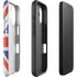 United Kingdom Flag Distressed iPhone 16 Plus Impact Case