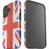 United Kingdom Flag Distressed iPhone 16 Plus Impact Case