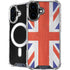 United Kingdom Flag Distressed iPhone 16 Plus MagSafe Case