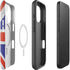 United Kingdom Flag Distressed iPhone 16 Plus Magsafe Impact Case
