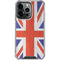 United Kingdom Flag Distressed iPhone 16 Pro Clear Case