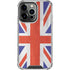 United Kingdom Flag Distressed iPhone 16 Pro Clear Case