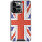 United Kingdom Flag Distressed iPhone 16 Pro Max Clear Case