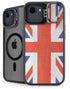 United Kingdom Flag Distressed iPhone 16e Kickstand Case