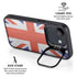 United Kingdom Flag Distressed iPhone 16e Kickstand Case