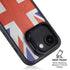 United Kingdom Flag Distressed iPhone 16e Kickstand Case