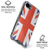 United Kingdom Flag Distressed iPhone 16e Clear Case