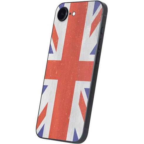 United Kingdom Flag Distressed iPhone 16e Skin