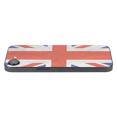 United Kingdom Flag Distressed iPhone 16e Skin