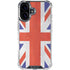 United Kingdom Flag Distressed iPhone 17 Clear Case