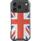United Kingdom Flag Distressed iPhone 18 Pro Clear Case