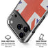 United Kingdom Flag Distressed iPhone 18 Pro Clear Case