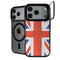 United Kingdom Flag Distressed iPhone 18 Pro Kickstand Case