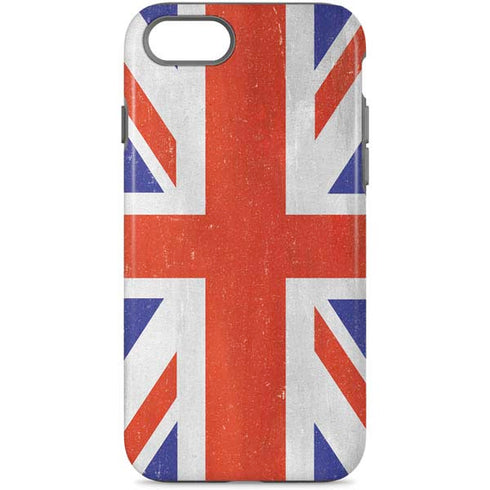 United Kingdom Flag Distressed iPhone Cases