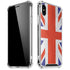 United Kingdom Flag Distressed iPhone X/XS Clear Case