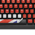 United Kingdom Flag Distressed K95 RGB PLATINUM Mechanical Gaming Keyboard Skin
